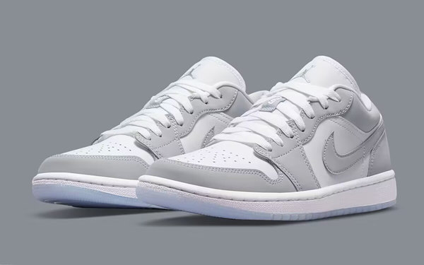 Women's Running Weapon Air Jordan 1 Gray White Shoes 0268 Women's Running Weapon Air Jordan 1 Gray White Shoes 0268